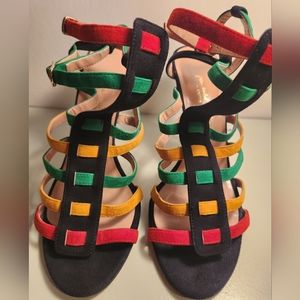 Pre-owned Jean Michel Cazabat by Sophie Theallet Anita Suede Sandals.